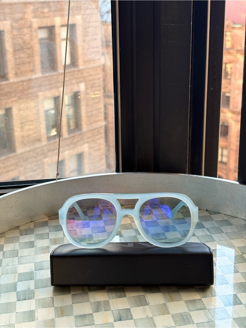 GANNI Blue Sunglasses - Picture 5 of 7